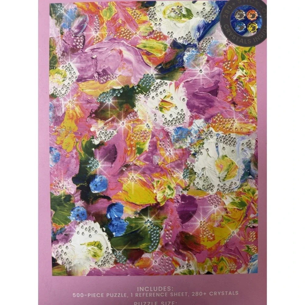 hinkler play Floral Bouquet Crystal Edition 500 Piece Jigsaw Puzzle 24